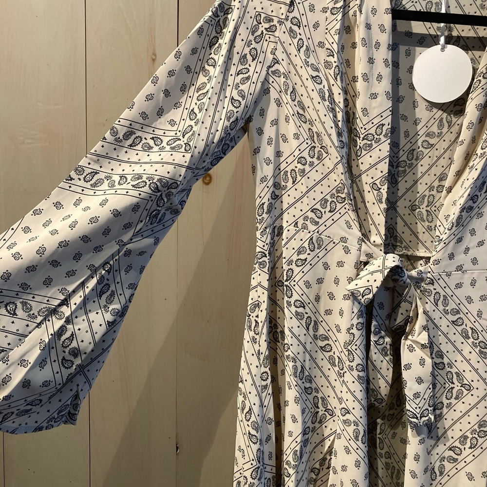 Boho Paisley Kimono Maxi Duster - Picture 4 of 8